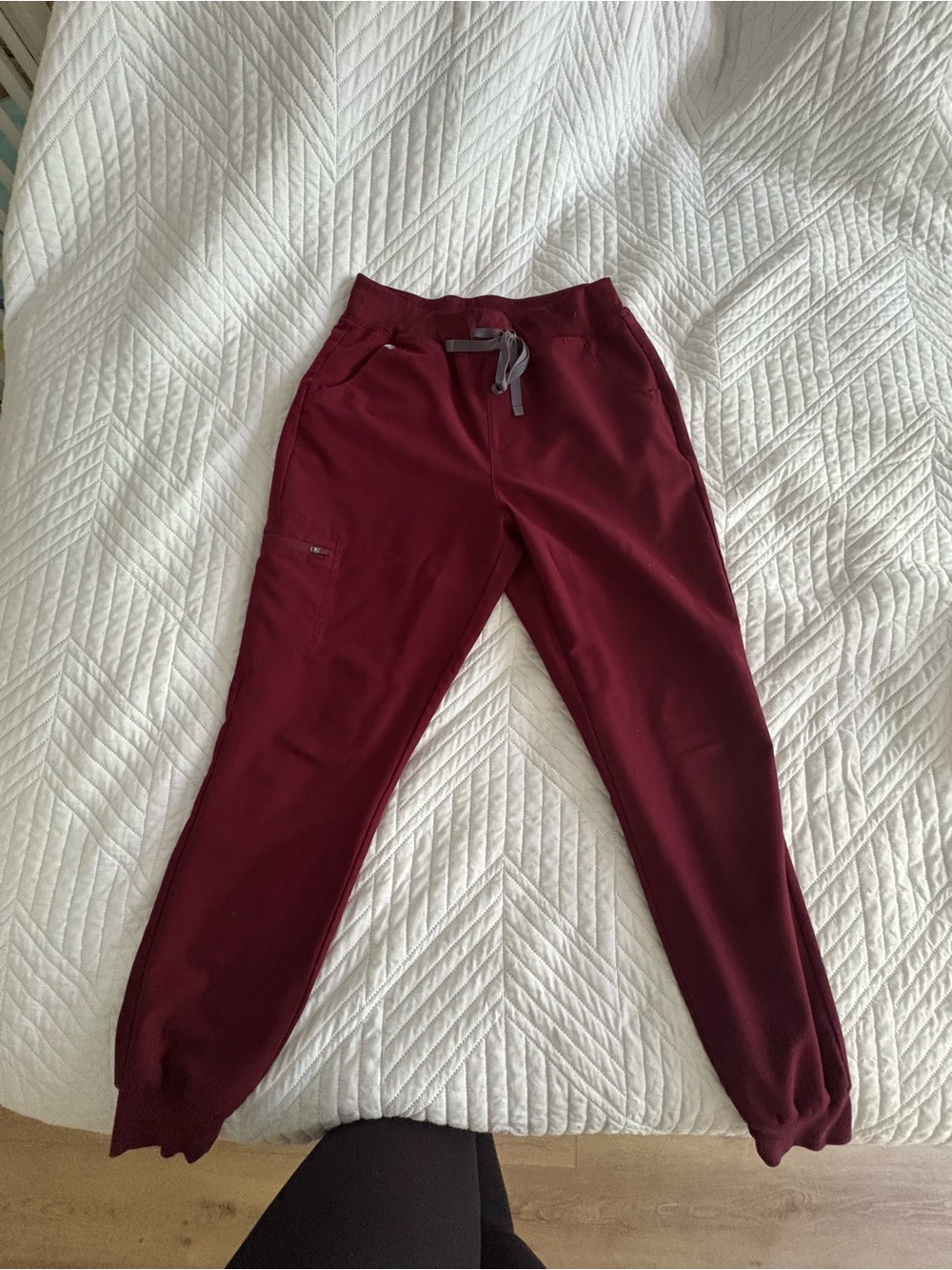 FIGS Burgundy Zamora Joggers